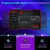 Redragon Mechanical Gaming Keyboard Wired, 11 Programmable Backlit Modes, Hot-Swappable