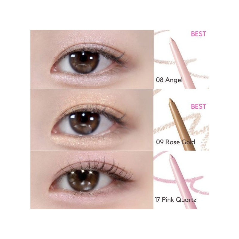 BBIA Last Auto Gel Eyeliner 0.3g, Shade:04 Mellow Brown