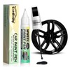 Cardiality Gloss Black Rim Touch Up Paint for Honda,Wheel Scratch