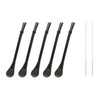 4-In-1 Reusable Stainless Steel Straw Spoon & Filter, 5 Pcs