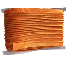 1.2cmx18m Polyester Piping Cord Trim Piping Bias Tape Lip Cord Orange Binding Piped Trim for Sewing Clothing Trimming