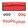 17pcs Radio Release Keys Kit Professional Removal Disassembly Tools for
