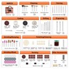 480Pcs Rotary Tool Accessories Kit, GOXAWEE 1/8 inch Shank Rotary
