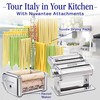 Nuvantee Pasta Maker with 7 Adjustable Thickness Settings - 2