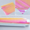 AuMoHall Holographic Rainbow Pink Car Vinyl Wrap Chameleon Color Change