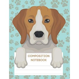 Composition Notebook: Beagle Puppy Notebook With 120 Wide Ruled Pages, Great Gift Idea For Dog Lovers