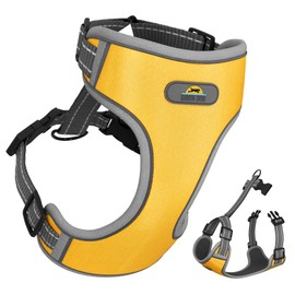Dawn Dog XL Dog Harness with Secure Locking Clip | Soft & Padded Y Shaped Design with Anti Choke Fit | Extra Reflective for Greater Visibility & Safety | Escape Proof, Adjustable, Lightweight