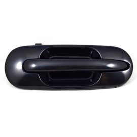 PT Auto Warehouse HO-3242S-RR - Outside Exterior Outer Door Handle, Smooth Black - Passenger Side Rear