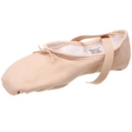 Bloch Women's Pump Split Sole Canvas Ballet Shoe/Slipper, Pink, 6 Wide