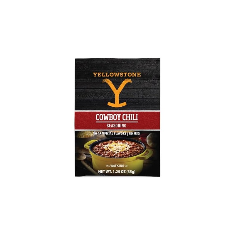 Yellowstone Cowboy Chili Seasoning, 1.25 Ounce (Pack of 12)