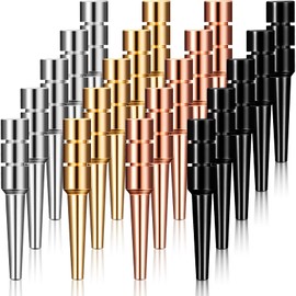 SAIPOM 20 Pieces Metal Cribbage Pegs Cribbage Board Pegs Fit 1/8 Holes for Cribbage Traditional Board Party Favors in 4 Colors