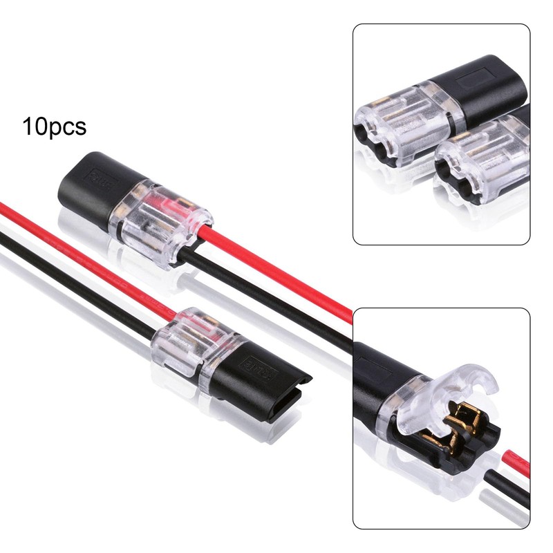 Taicols Double Wire Push-In Connector With Locking Buckle,Conector de cable