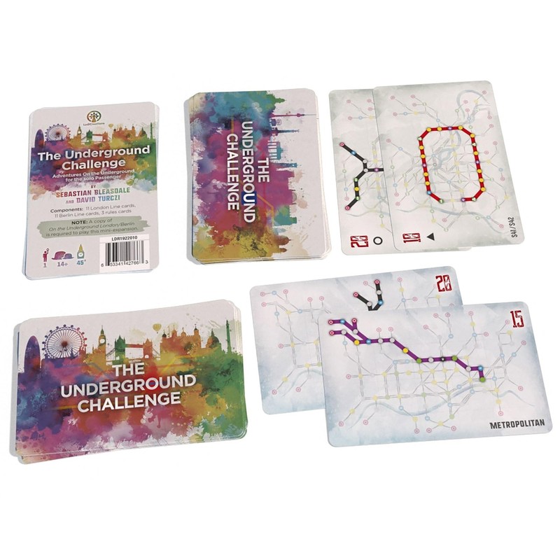 LudiCreations: The Underground Challenge: London/Berlin - Solo Mini-Expansion for On