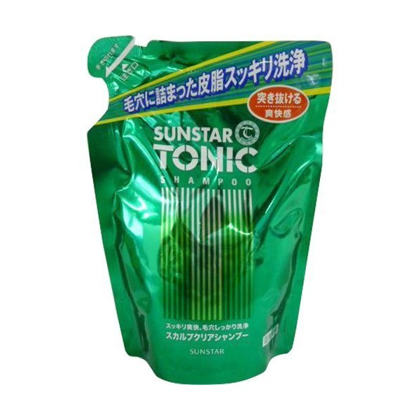 Sunstar Tonic Scalp Clear Shampoo Refill, 12.8 fl oz (380