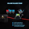 Nilight 12ft LED Light Bar Wiring Harness Kit 12V Fuse
