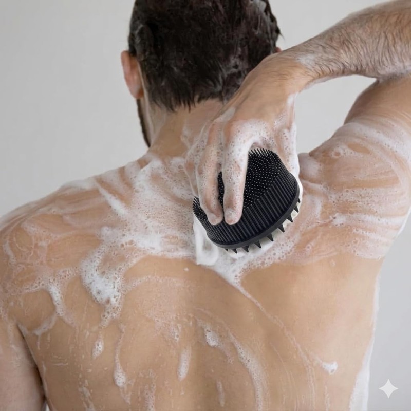 Cepillo de Baño de Silicona 2 Pack – Exfoliación Suave