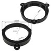 tomzz Audio 2845-008 Speaker Rings Adapter Brackets Compatible with Renault