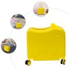 18" Children's Luggage Case Rolling Kids Ride-On Suitcase W/ Lock