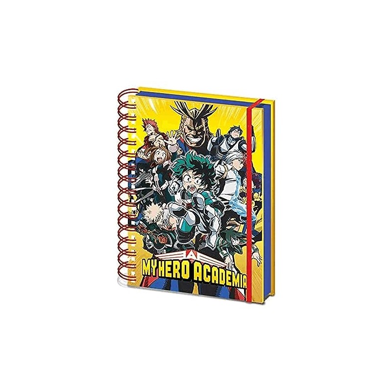 My Hero Academia Radial Character Burst A5 Spiral Bound Notebook