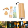Bamboo Wind Chimes Metal Waterproof Japanese Chord Windchime Windbell for