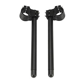Fork Clip-ons Handle Bars CNC Riser Regular Handlebar for 1969-1982 Honda Suzuki Yamaha (31mm)