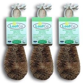 LoofCo Washing-Up Brush with Handle SET OF 3