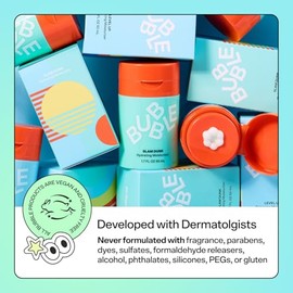 Bubble Skincare Hidratante facial Power Wave - Crema facial péptida hidratante para piel seca y sensible con aceite de jojoba - Reparación diaria...  