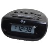 Equity by La Crosse LCD Snooze Alarm Clock, Black