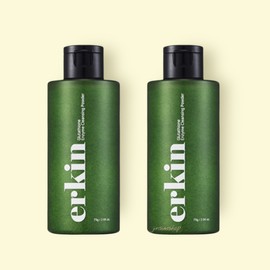 Erkin (2 units) Glutathione Enzyme Cleansing Powder 75g + additional sample mildly acidic enzyme cleanser / 에르킨 (2개) 글루타치온 엔자임 클렌징 파우더 75g+추가샘플 약산성 효소세안제