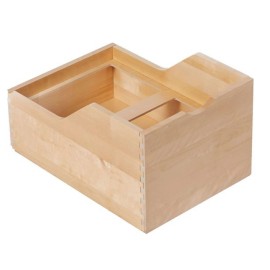 CabinetRTA Bottom Mount Soft Close Sliding Pull-Out Trash Can Wooden Drawer - 21"(D) x 14.5"(W) x 11" Drawer Only