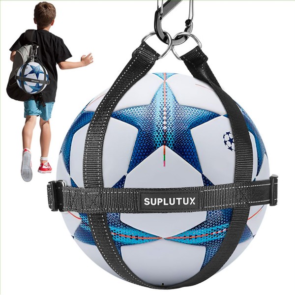 SuplutuX Soccer Ball Bag, Soccer Ball Storage Bag, Storage Net,