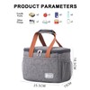 Insulated Lunch Bag for Women Men, Reusable Lunch Box Bag,
