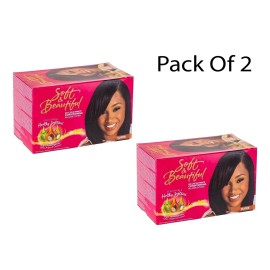 Soft & Beautiful 2 X Soft & Beautiful Regular No-Lye Conditioning Relaxer Kit - For Relaxed Hair