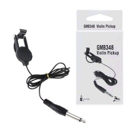 Alnicov WCP-60V Violin Pickup Violin with 6.35mm Jack Plug 2.5m for Acoustic Folk Guitar Ukulele Violin