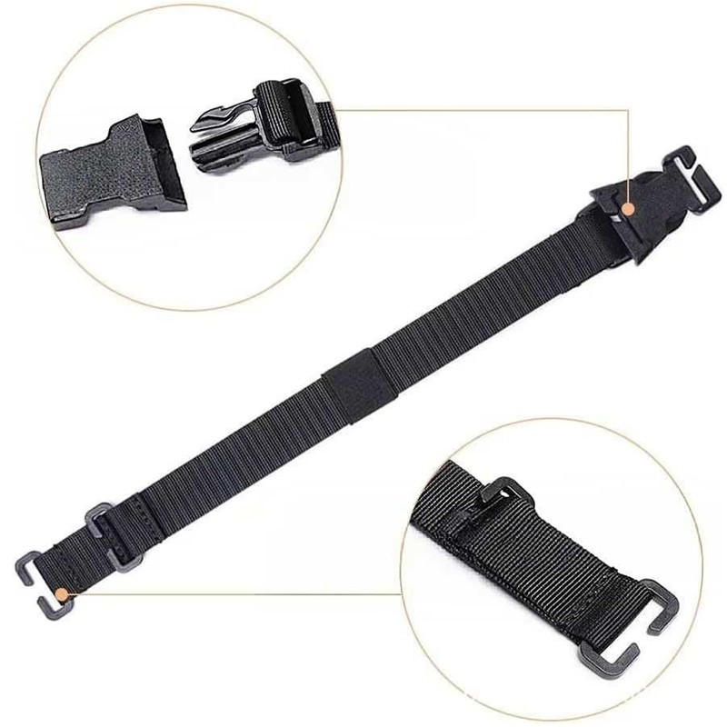 CHIVOLONA 4 Pack Molle Attachments,Tactical Military Binding Retainer,Backpack Straps,Webbing Retainer