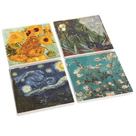 John Beswick CVGSET Van Gogh Coasters Set of 4