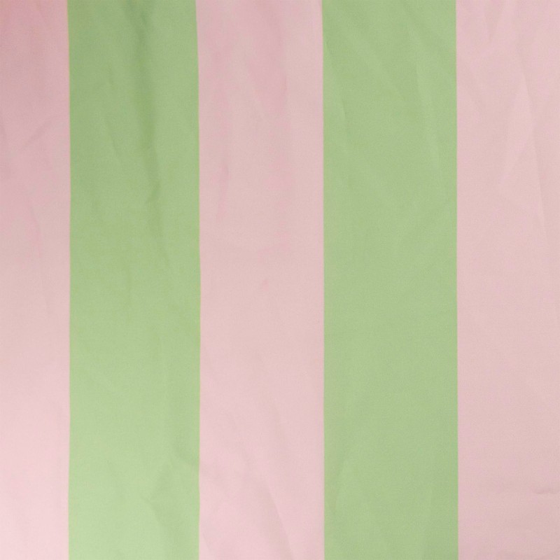 EOBTAIN Striped Small Stall Shower Curtain 48x68 Inches Pink and