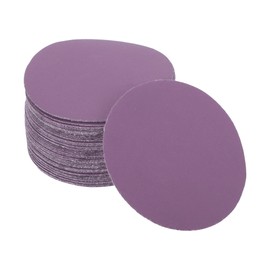 HEROFFIX 50 Pcs Car Wood Sanding Discs Smoothing Hook & Loop Sandpaper for Woodworking, Automotive Refinishing 3.94" 1000 Grit Purple Aluminum Oxide