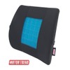 Motor Trend Cooling Lumbar Support Cushion with Memory Foam and Orthopedic Gel