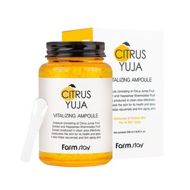 Farmstay Citrus Yuzu Vitalizing Ampoule 250ml / 팜스테이 시트러스 유자 바이탈라이징 앰플 250ml