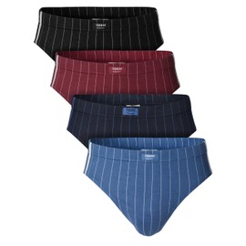 7 Days Men's Retro Briefs Pack of 4 or 8 Cotton with Elastane, Pack of 8