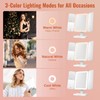 EASEHOLD Lighted Makeup Mirror with 3X Magnification, 3 Color Lights