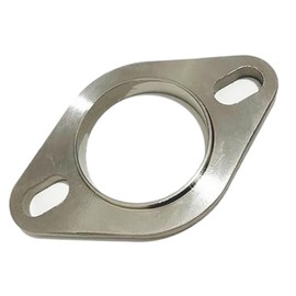 FUKUMIDO Muffler Flange Motorcycle Welding Silencer Bracket Stainless Steel Muffler Auto Press Universal Fitting Repair Thickness 0.3 inch (8 mm) Diameter 2.0 inch (51 mm)