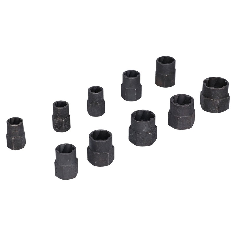 10Pcs Broken Nut Extractor Hex Remover Disassembling Tool Industrial Accessories