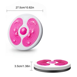 SRTSTR Waist Twister, Twist Waist Disc Board with Drawstring, Waist Twisting Disc, Twisting Waist Disc, Waist Turntable, Twist Board, Training Device, Waist Turntable, Hip Trainer