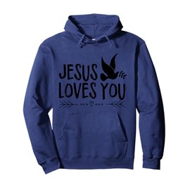 Jesus saves light of the world faith prayer circle Pullover Hoodie