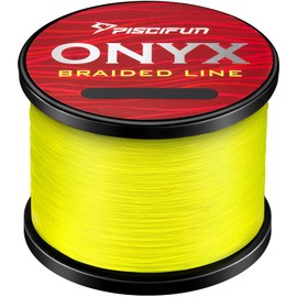 Piscifun Onyx Braided Fishing Line Advanced Superline Braid Lines 547Yd 10lb Yellow