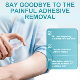Adhesive Remover for Skin Spray Bandage & Surface & ostomy Supplies No Sting-Sensitive Skin-All Natural,30 ml Bottle