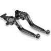 LANQIAN Brake & Clutch Levers Set Foldable Extendable CNC Compatible