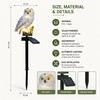 Solar Owl Garden Stake Light for Outdoor Décor – LED